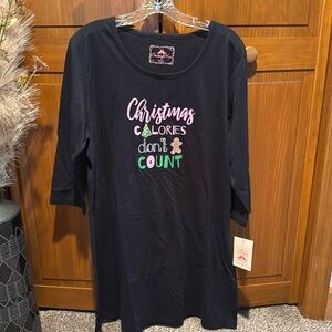 Christmas Calories Don’t Count Nightgown